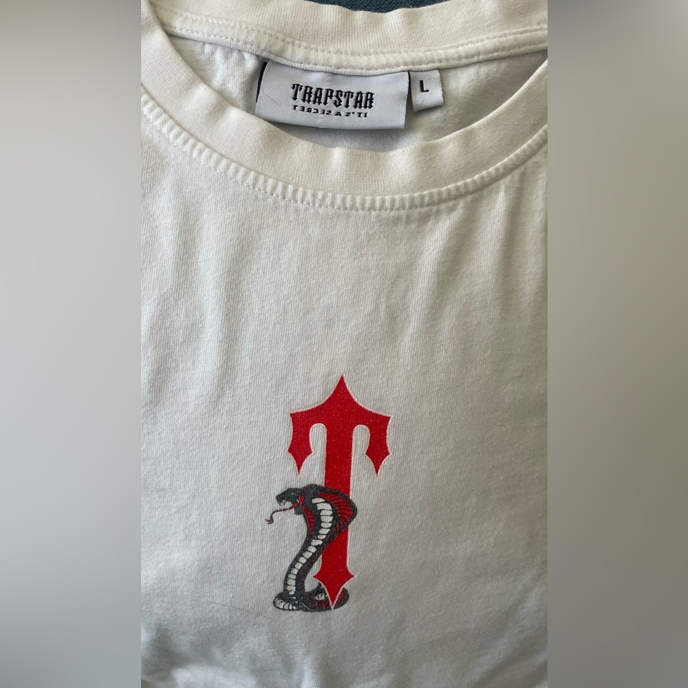 Trapstar White ladders/snake Graphic